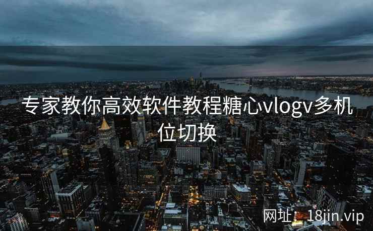 专家教你高效软件教程糖心vlogv多机位切换